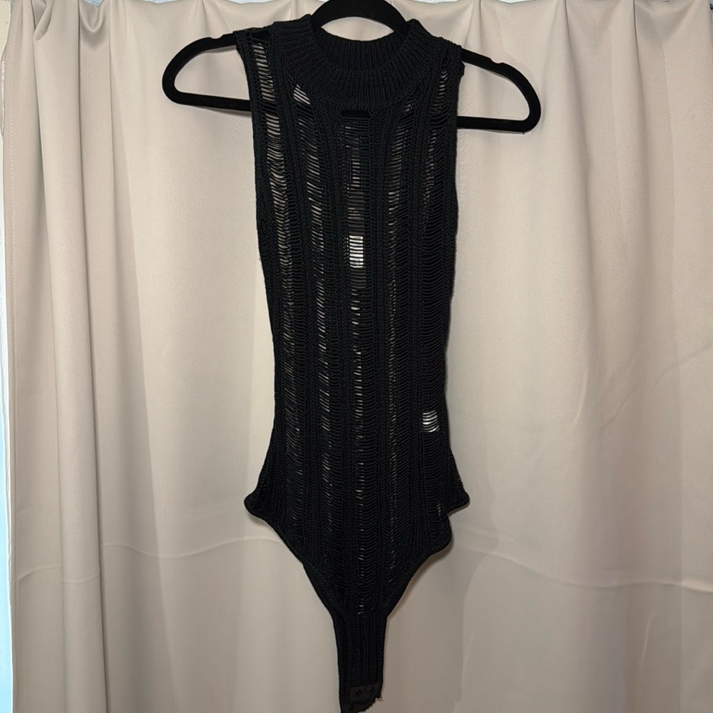 Woven bodysuit